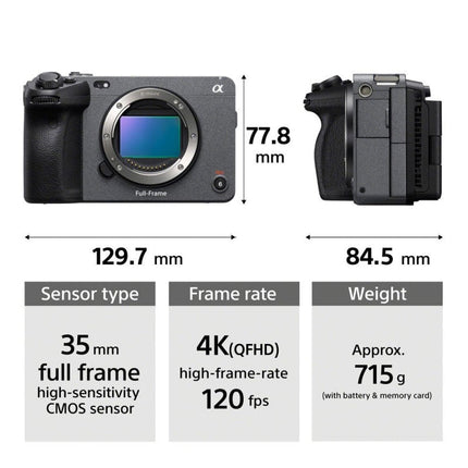Sony FX3 Cuerpo (ILMEFX3.CEC) Cinema Line